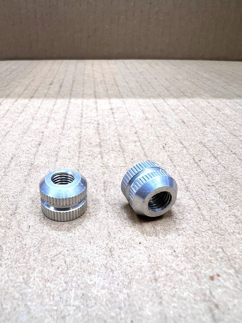 *Presta Tube Law Mouth Nut Valve Caps Raw Silver Valve Inner Nozzle