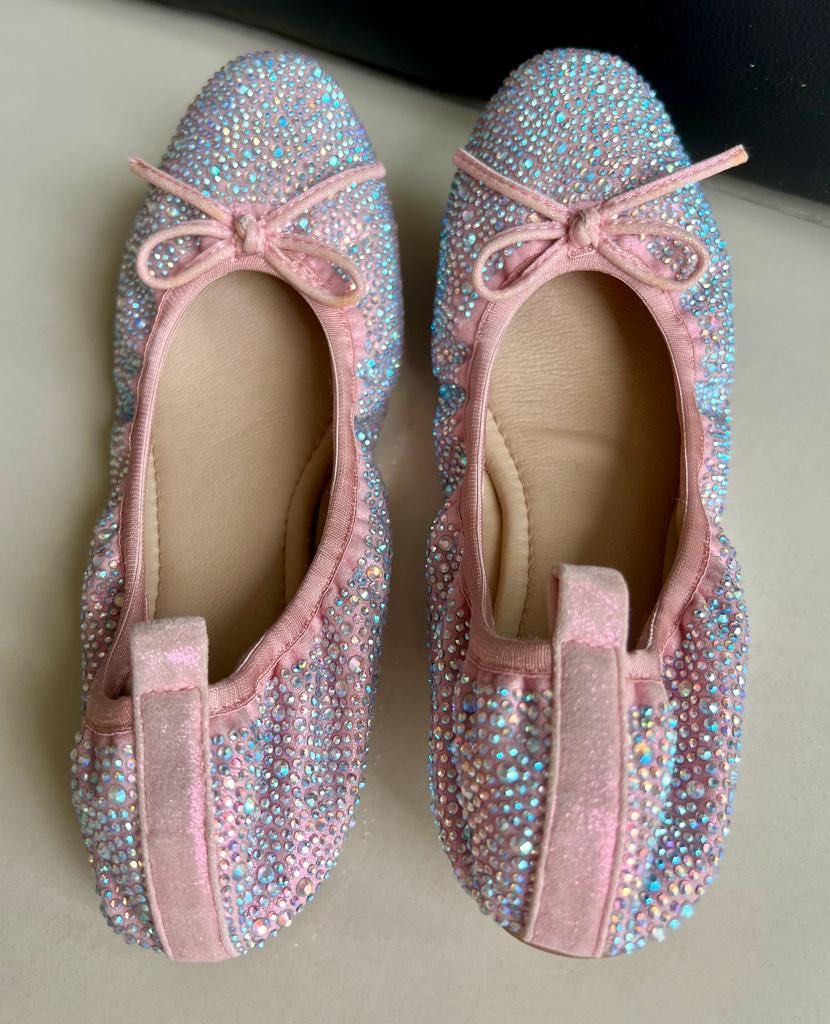 Glitter best sale ballet slippers