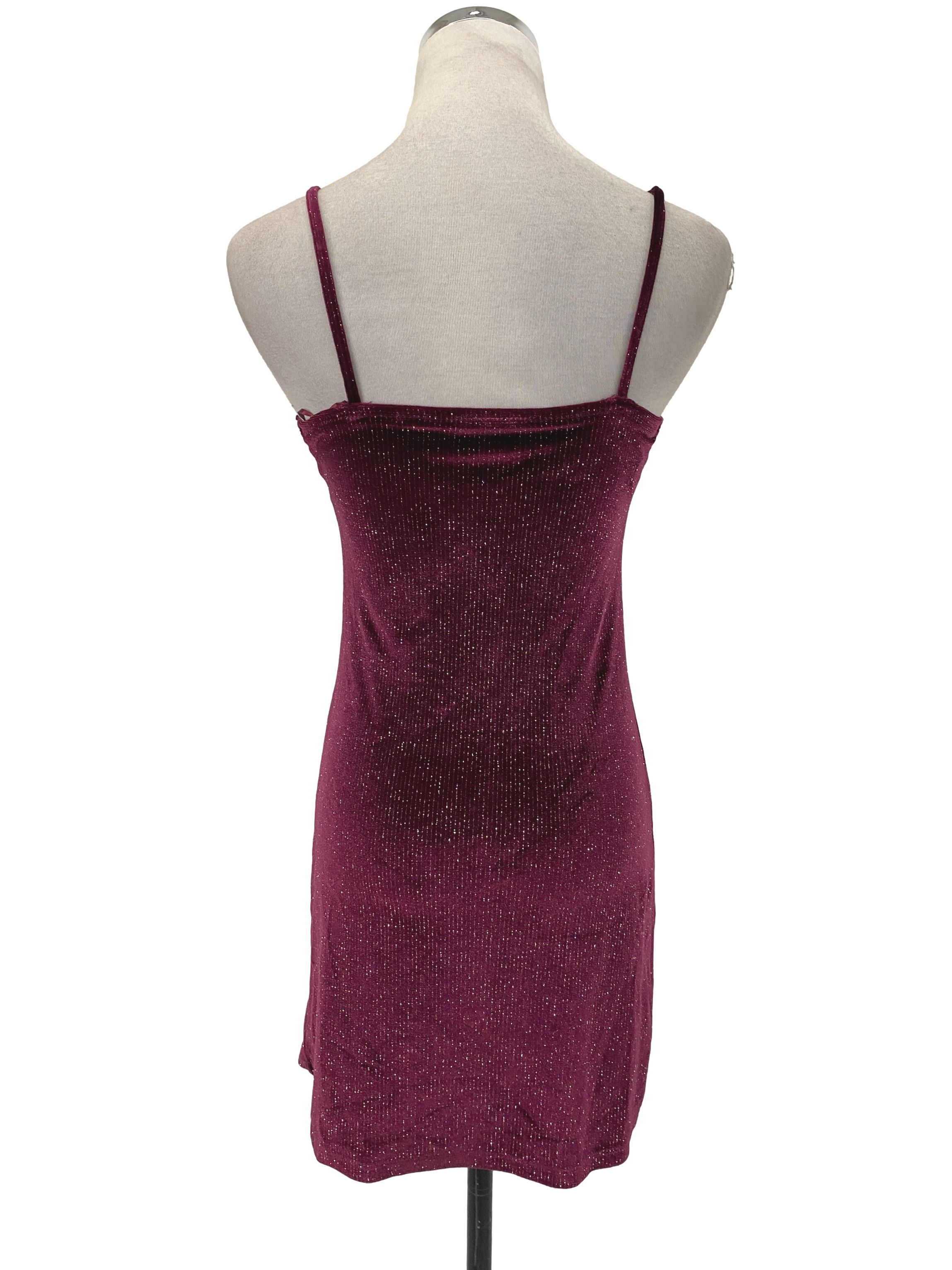 Pull and bear deals velvet dress