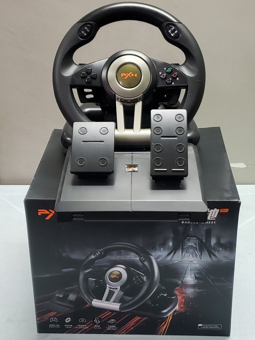 PXN V3 Pro (Car simulator steering wheel), Video Gaming, Gaming Accessories, Controllers on