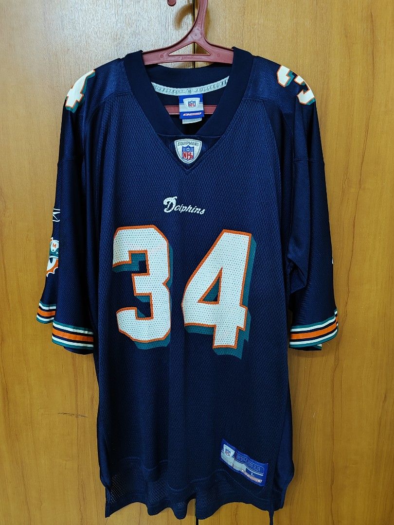 Miami dolphins navy blue jersey top