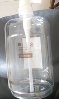 FWP Uniquely Slim and Tall Cylinder Clear Plastic Water Bottle
