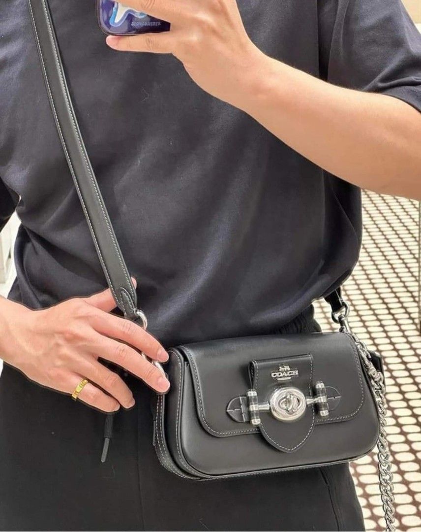 Coach black crossbody sale on sale