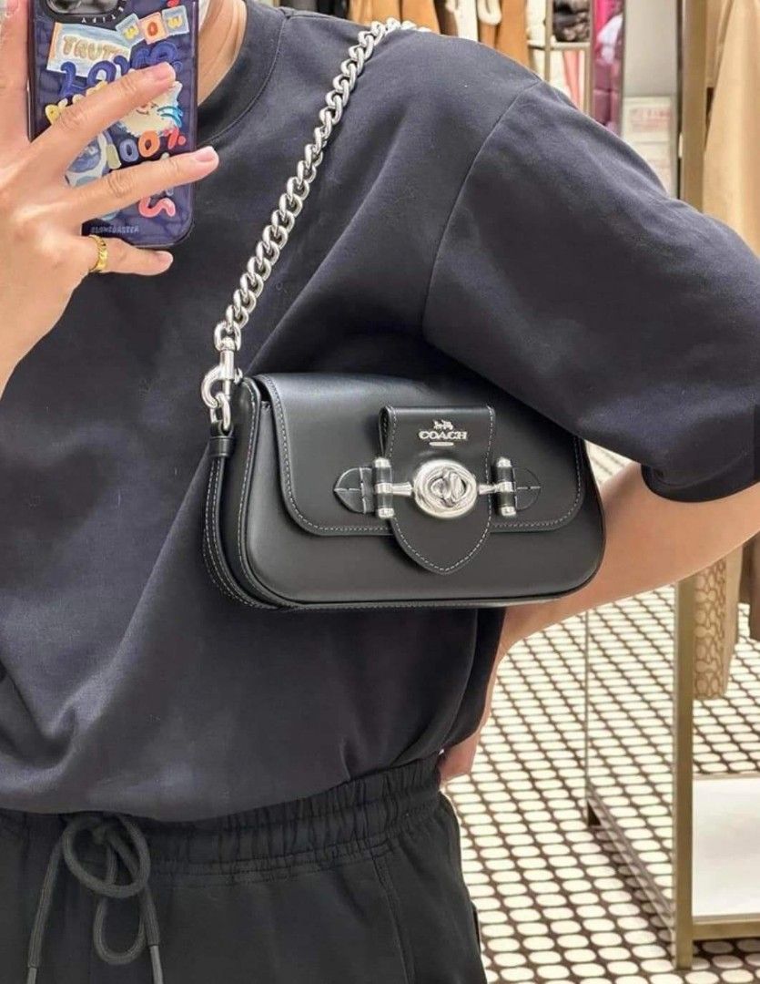 Coach black crossbody sale sales