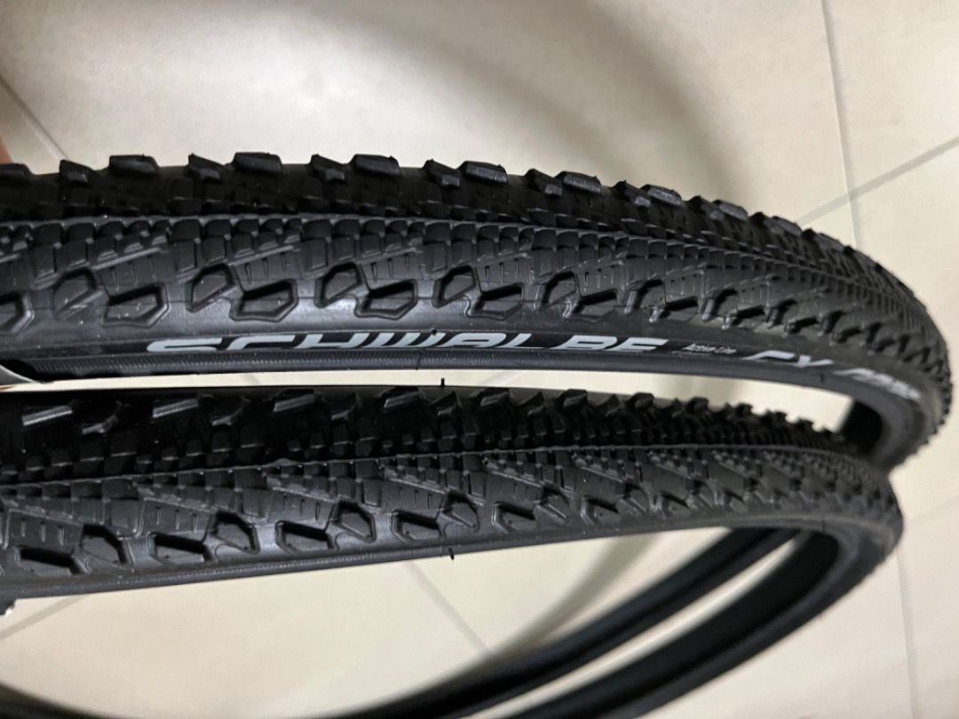 Schwalbe cx comp 700c gravel tyre with free tubes, Sports Equipment ...
