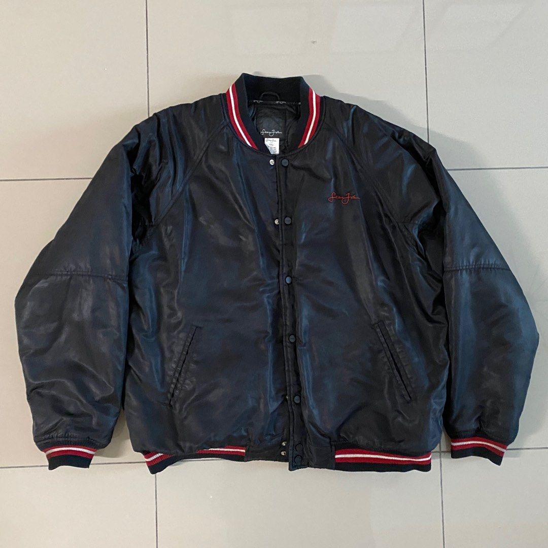 Sean john men's varsity letter jacket online