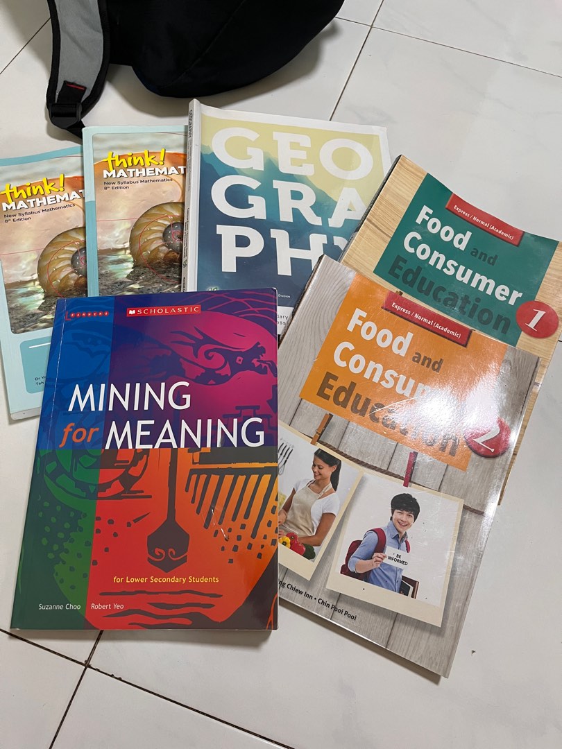 Sec 1 and 2 books, Hobbies & Toys, Books & Magazines, Textbooks on ...