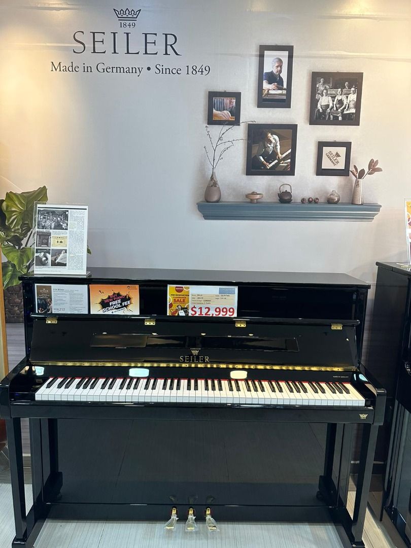 Seiler 116 Ritmo Made In Germany Piano | SHOWPIECE, Hobbies & Toys ...