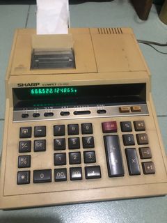 Sharp Compet vintage large electronic calculator