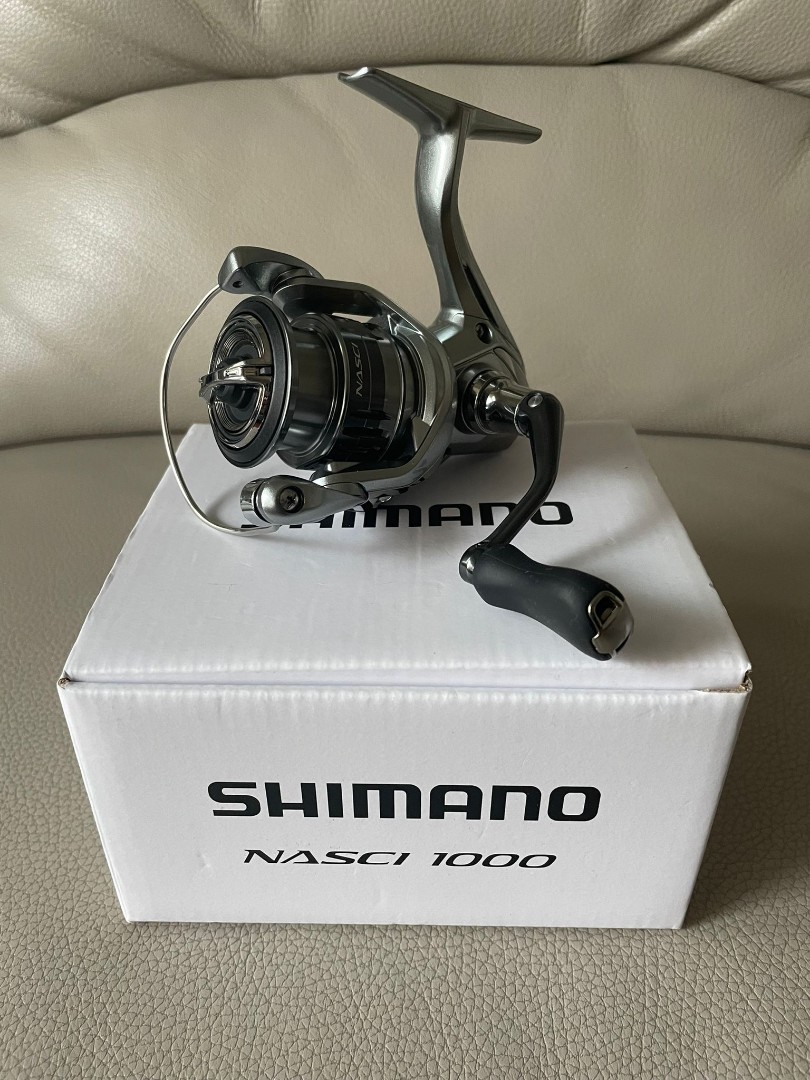 全新SHIMANO NASCI 1000 魚攪捲線器釣魚魚具, 運動產品, 釣魚- Carousell