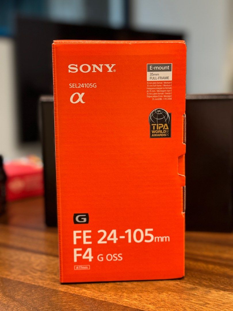 全新未使用品Sony FE 24-105mm F4 G OSS 鏡頭SEL24105G, 攝影器材
