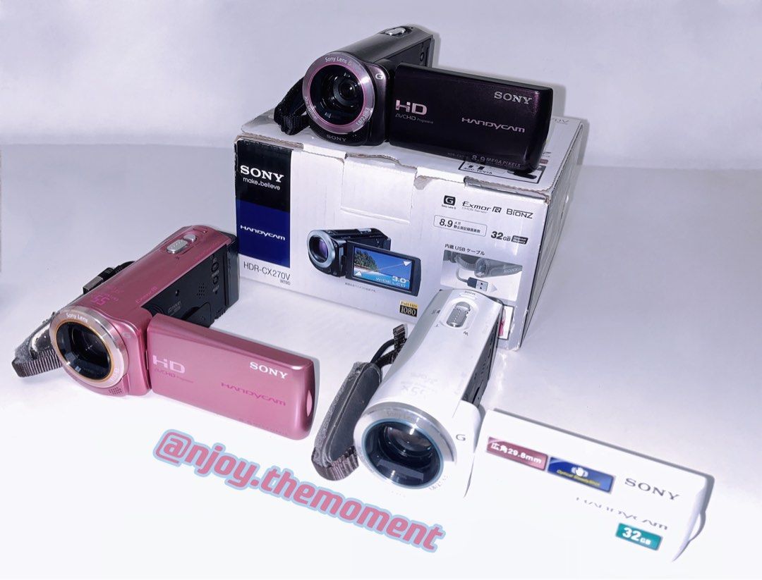 Sony HDR-Cx270v 索尼Dv機ccd古早相機絕版相機復古相機稀有相機珍貴