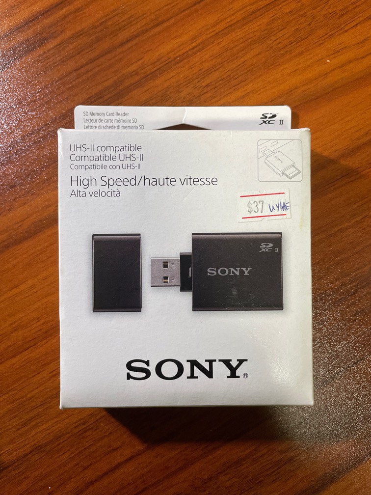 Sony UHS-II SD Memory Card Reader