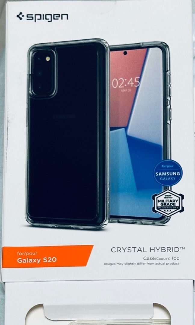 Spigen Samsung S20 Crystal Hybrid Case, Mobile Phones & Gadgets