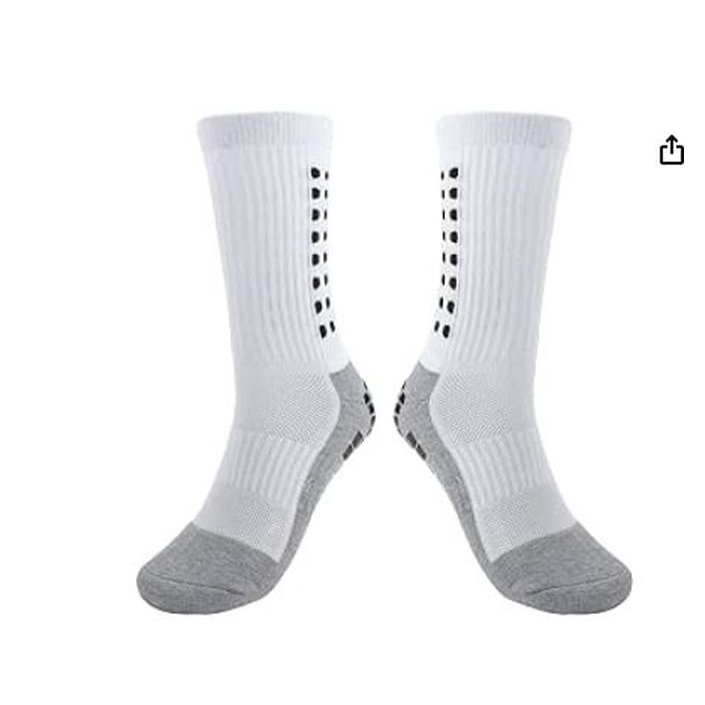 White non online slip socks
