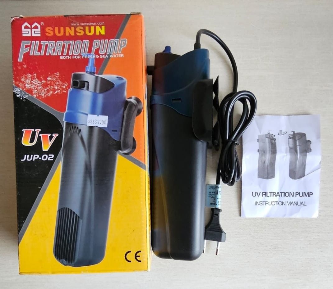Sunsun JUP-02 UV Filtration Pump, Pet Supplies, Homes & Other Pet ...