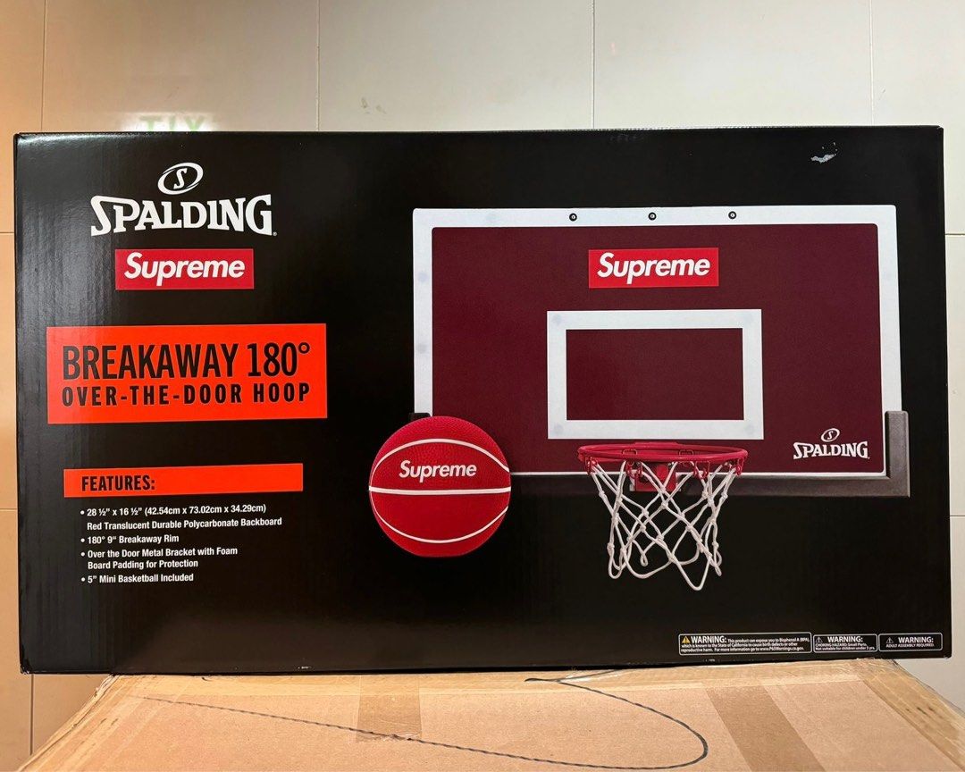 Supreme Spalding Mini Basketball Hoop, 運動產品, 運動與體育, 運動