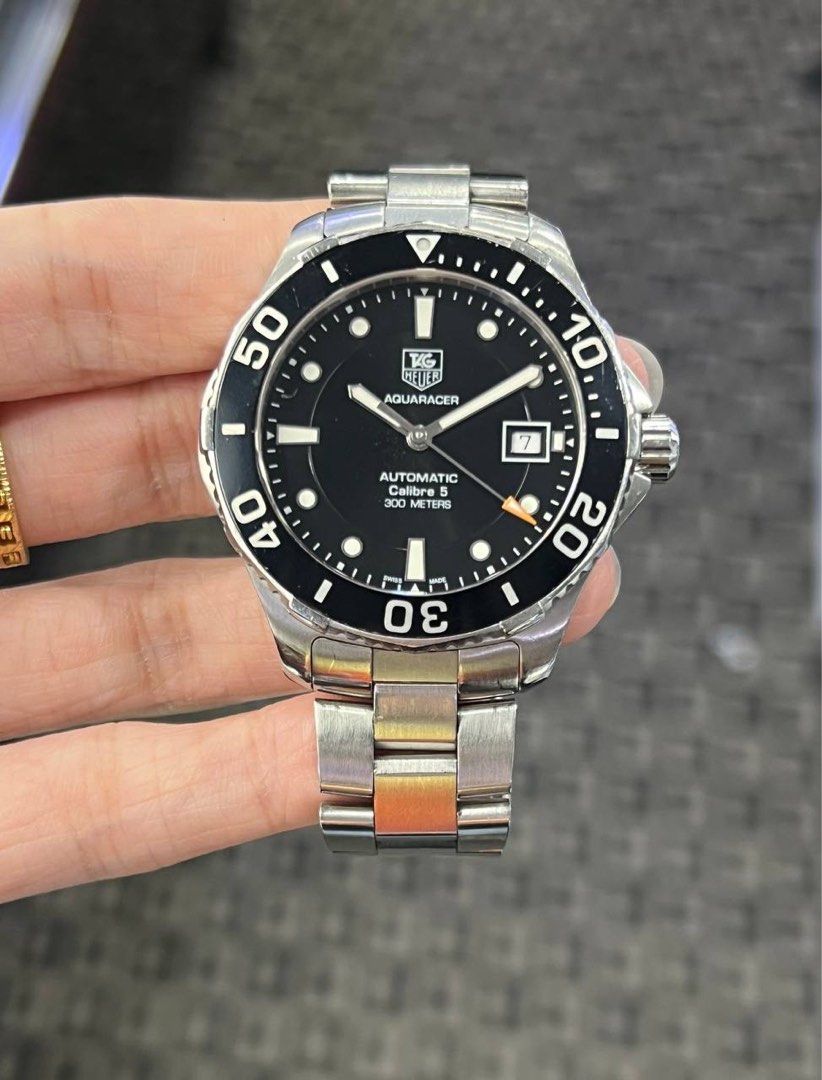 TAG HEUER AQUARACER SWISS MADE CALIBRE 5 AUTOMATIC DIVERS 300M