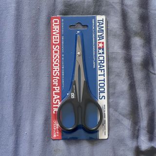 Tamiya Curved Scissors for Plastic Body Shell 74005