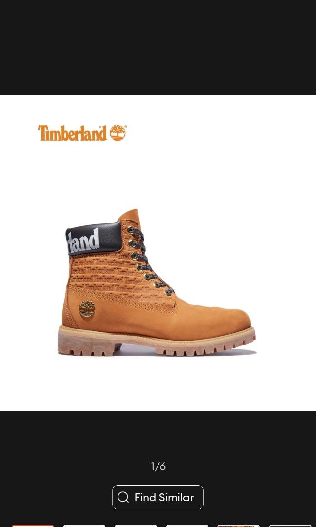 Timberland Men s 6 Inch Icon Premium Boot Wheat Nubuck Wide