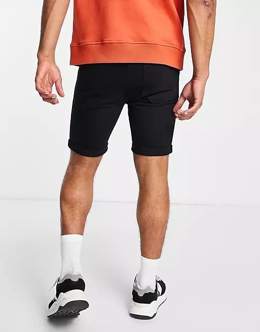 Topman Stretch Skinny Denim Shorts Men s Fashion Bottoms Shorts