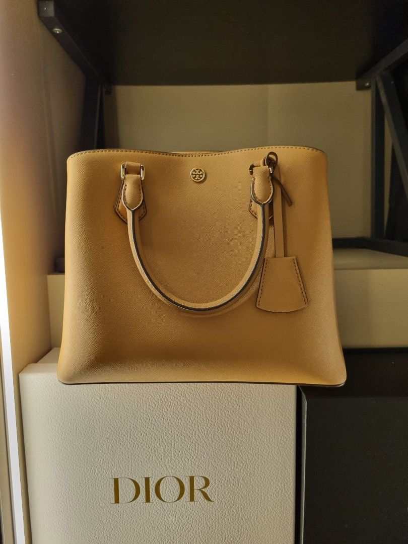 Tory burch on sale mustard bag
