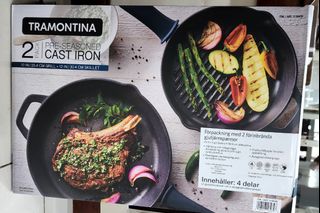 Tramontina Pre- Seasoned Cast Iron Pan- 20cm