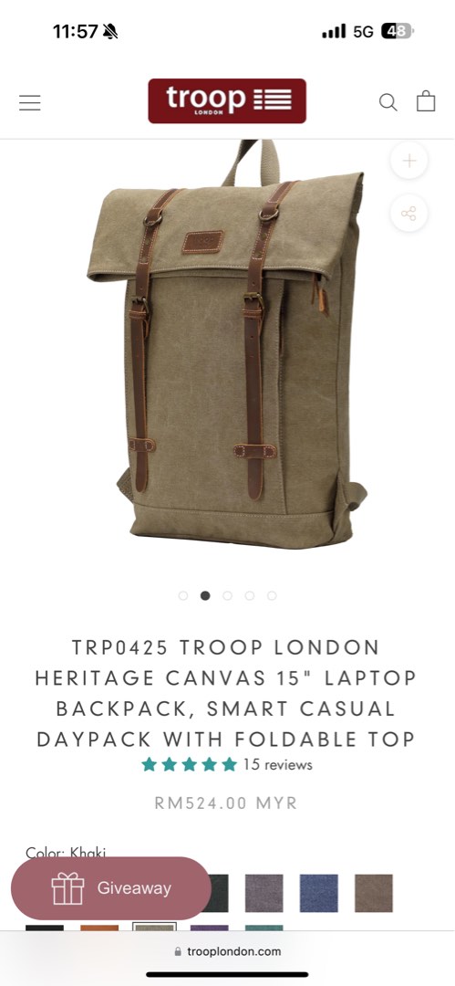 Troop london laptop 2025 bag