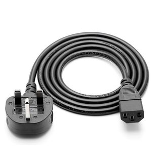 Power Cable Power Cable Euro Plug Cable 3-pin Iec Cable For Pc, Monitor,  Printer, Ps3 / Ps4 Pro, Scanner, Tv