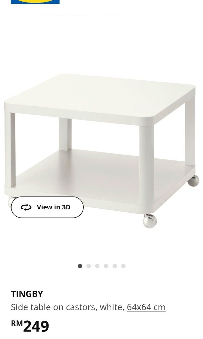 Used ikea tingby table 64cm x 64cm Furniture Home Living