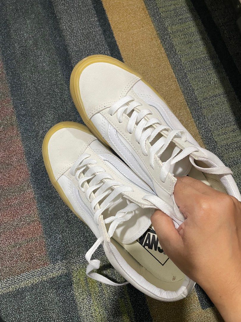 VANS OLD SKOOL DOUBLE LIGHT GUM SOLE Women s Fashion Footwear