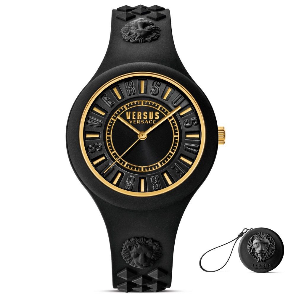 Versace fire island watch black top