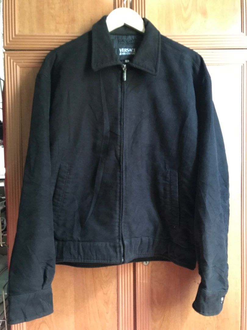 Versace online suede jacket