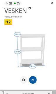 KUNGSFORS Kitchen cart, stainless steel, 235/8x153/4 - IKEA