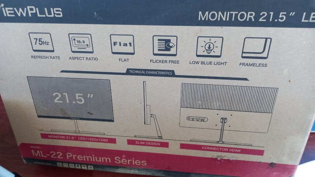 ViewPlus 22inch Frameless Monitor, Computers & Tech, Parts ...