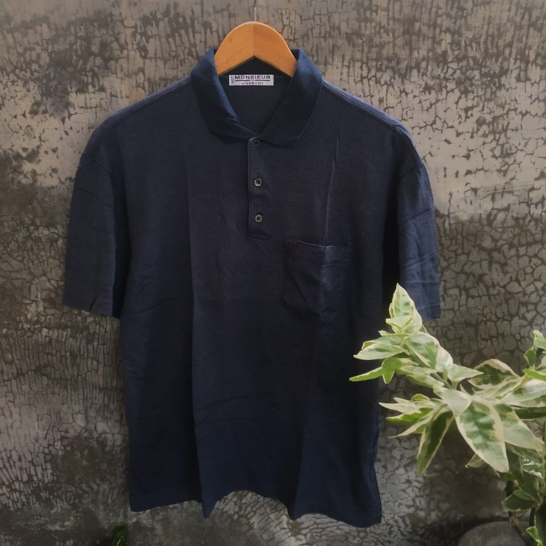 Kaos Polo Polo Shirt Givenchy Polo In Cotton With GIVENCHY Patch