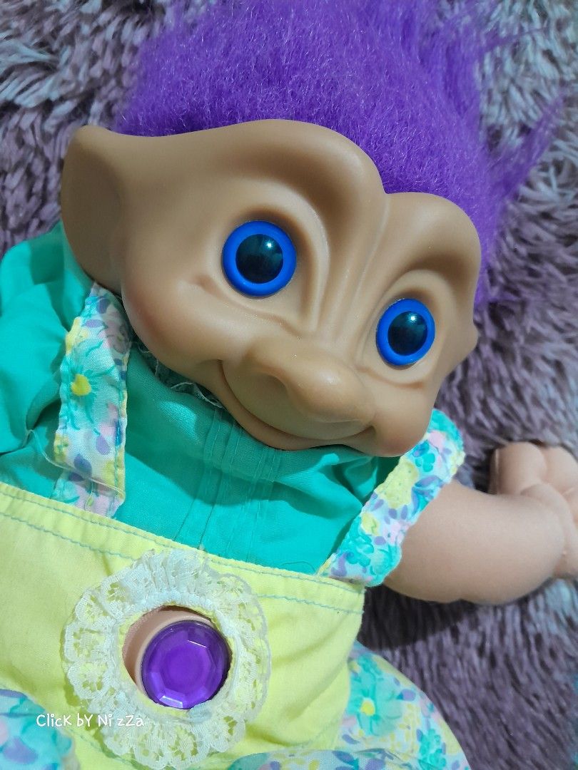 vintage big treasure troll 17", Hobbies & Toys, Toys & Games on Carousell
