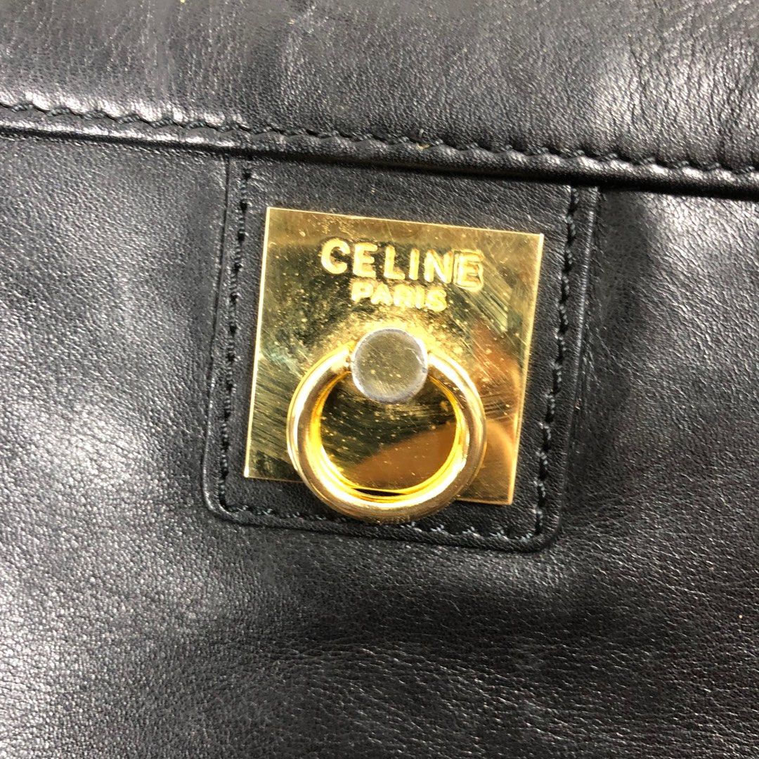 Vintage CELINE CLUTCH BAG (Category: Luxury Bags & Wallets) located in Manila. Submitted by revise.ph_ (Listing ID 1272816283, Image 2). Description: Vintage CELINE CLUTCH BAG Made in ITALY Dimensions Length/Height:9.8 Width:11.7 No issue Price:7,000 Free Shipping via JNT.