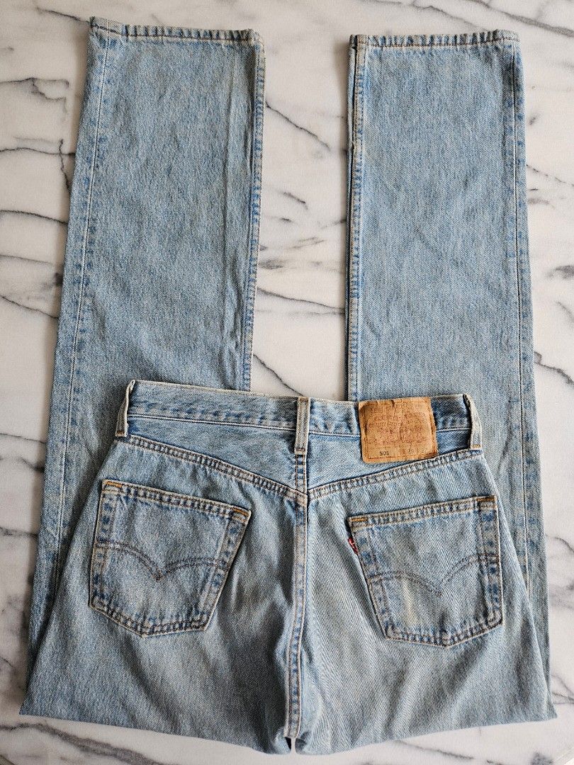 Vintage Levi s 501 jeans W29 L32 Japanese tag Women s Fashion Bottoms Jeans Leggings on Carousell