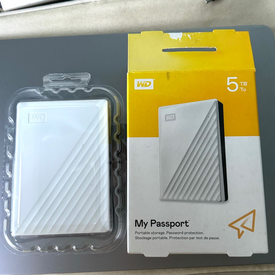 WD My Passport 5TB Portable Hard Drive, Computers & Tech, Parts