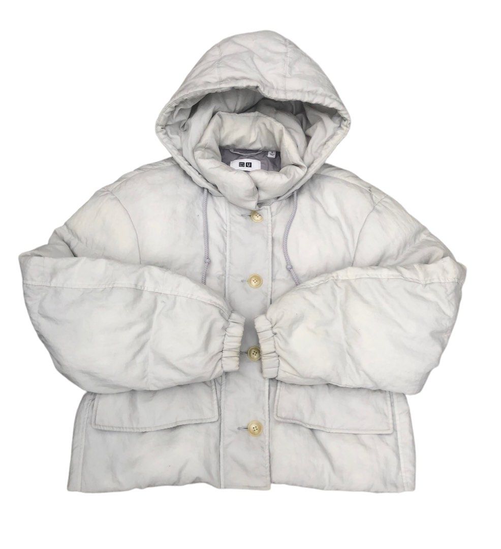 Womens UNIQLO U Christophe Lemaire Collabs Puffer Down With Hoody
