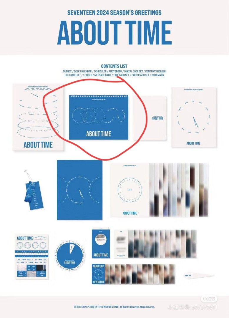 WTB SEVENTEEN SEASON GREETINGS 2024 calendar, Hobbies & Toys, Collectibles & Memorabilia, KWave