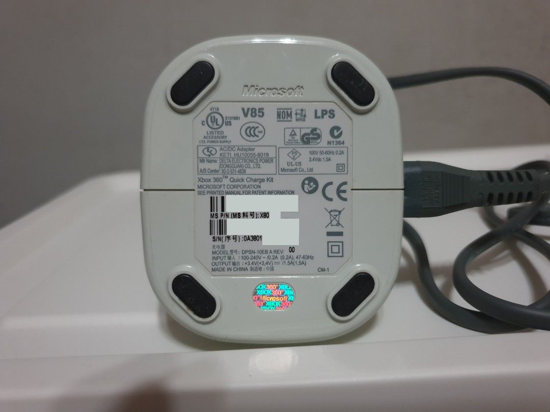 Xbox 360 Quick Charge Kit, Video Gaming, Video Game Consoles, Xbox on