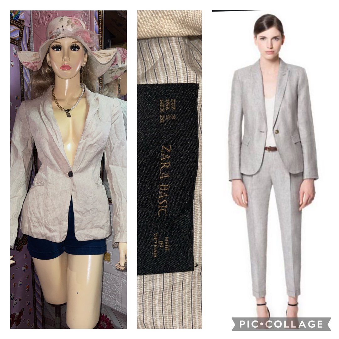 Zara basic blazer, Women's Fashion, Coats, Jackets and Outerwear on Carousell