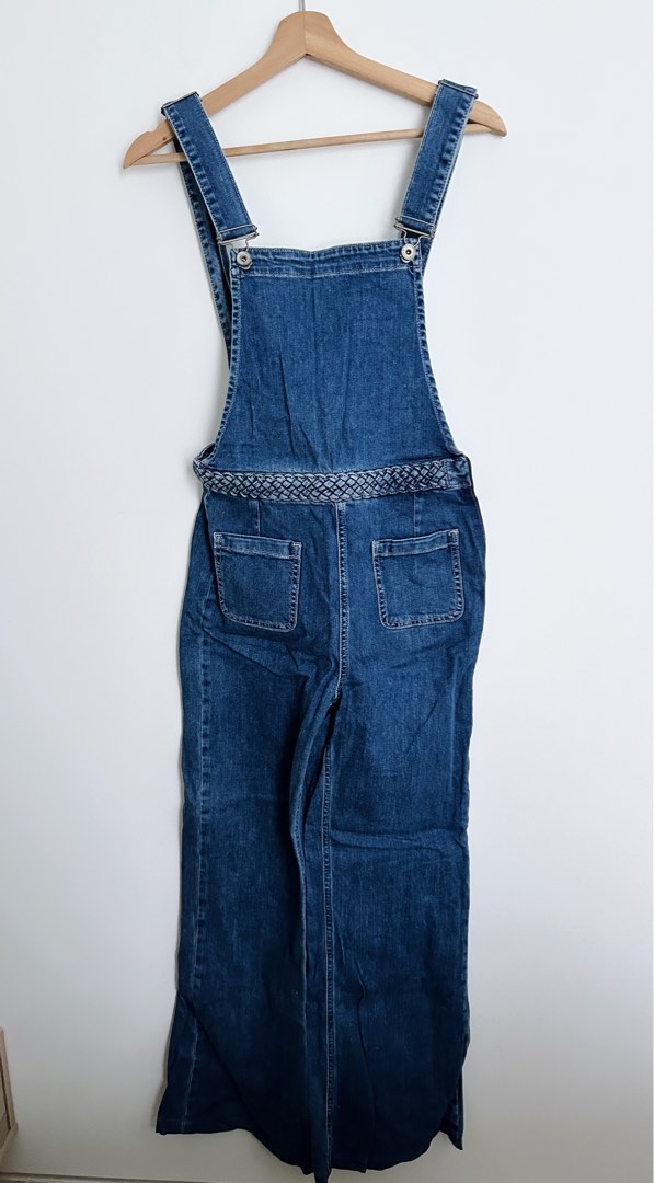 Zara denim shop overall dress