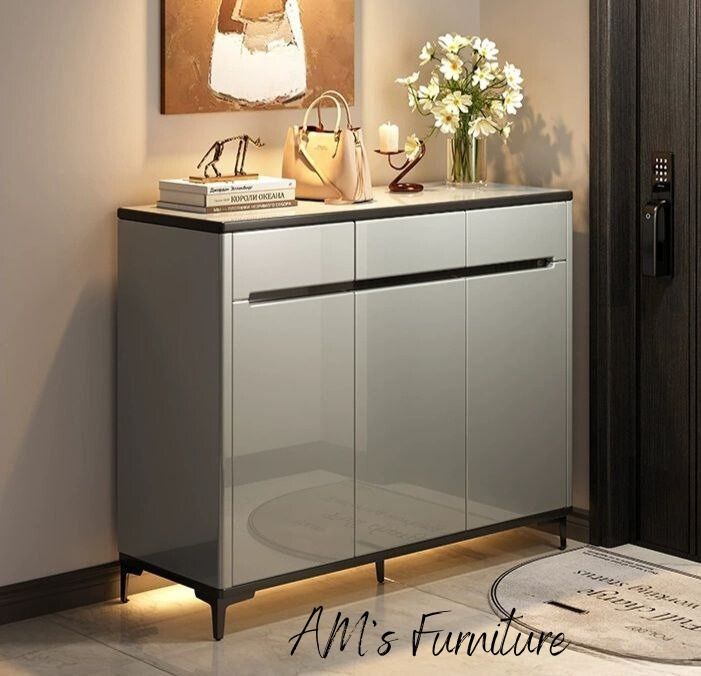 ZERRA Modern Shoe Cabinet Furniture Home Living Furniture