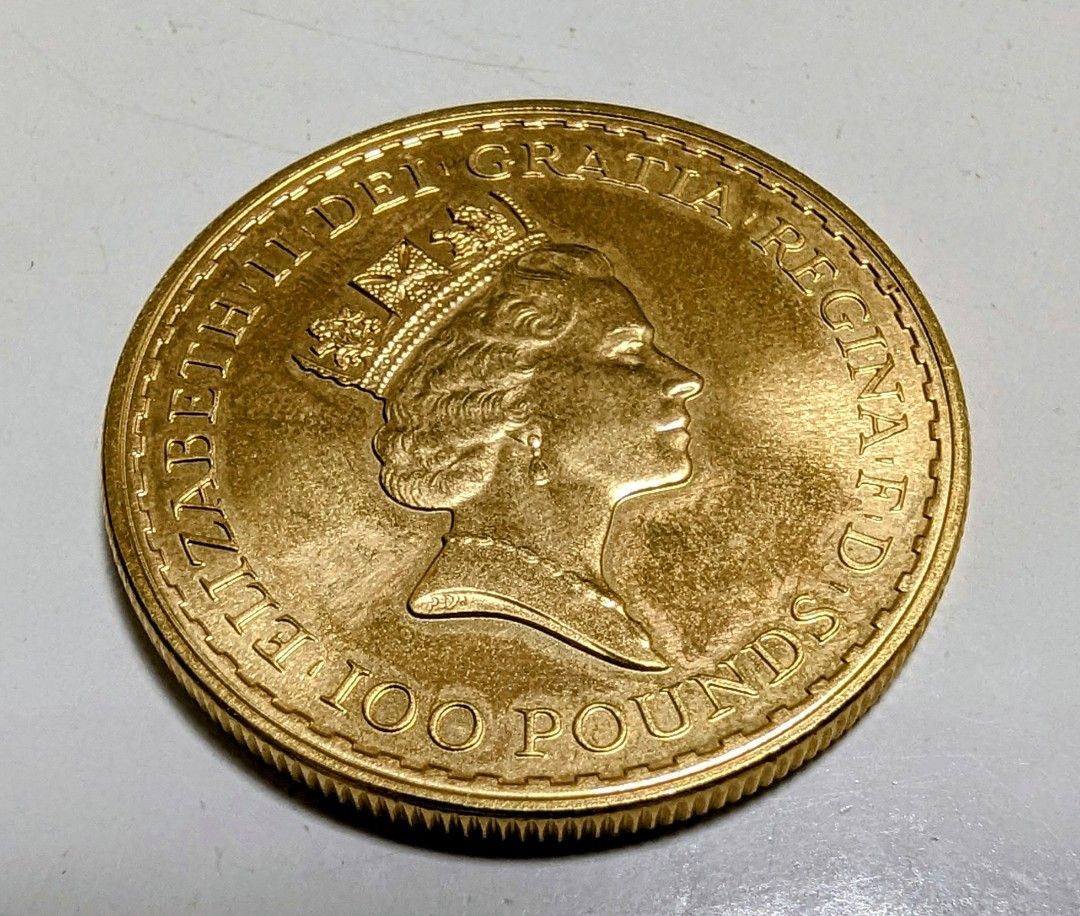 1987年英女皇伊利沙伯二世22K金幣(一安士), 興趣及遊戲, 收藏品及紀念品, 錢幣- Carousell