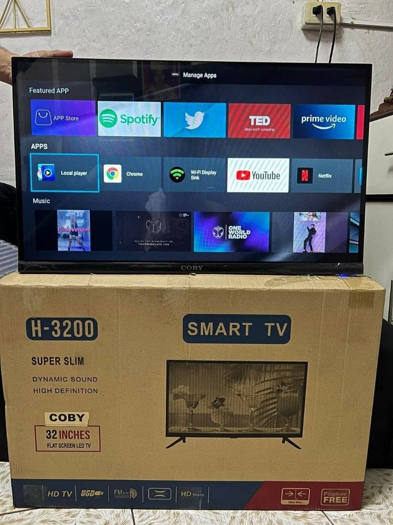 32 INCHES SMART & ANDROID TV (Category: TV) located in Quezon City. Submitted by st_jericho (Listing ID 1272925392, Image 1). Description: 32 INCHES SMART & ANDROID TV ✅BRANDNEW ITEMS 🆓FREE STAND BASE 🆓FREE REMOTE CONTROL 👉SMART TV 4,800 COBY ❌ 5,600 AMERICANLIVE 5,700 MASS 5,800 AMERICANLIVE (tempered glass) 5,900 AMERICANLIVE (Bluetooth) 5,900 MEGAPRO 6,000 TECHWOO 6,100 ACE 6,100 ACE (gold frame) 👉DIGITAL TV BUILT-IN CHANNEL (need antena) 