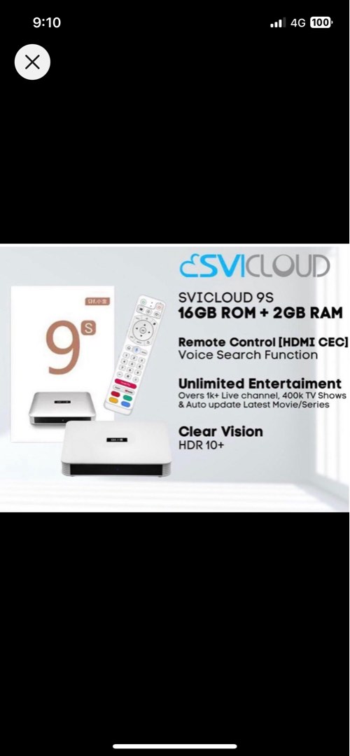9S TV BOX, TV & Home Appliances, TV & Entertainment, TV on Carousell