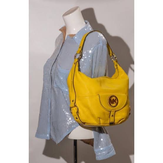 Michael kors fulton backpack yellow store